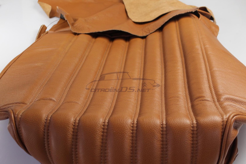 Brown leather (natural) seat covers for 1 car