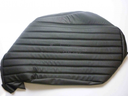 Seat covers front and rear leatherette /skai, black &quot;Targa&quot;