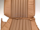 Seat covers front and rear leatherette/ skai tobacco brown &quot;Targa&quot;