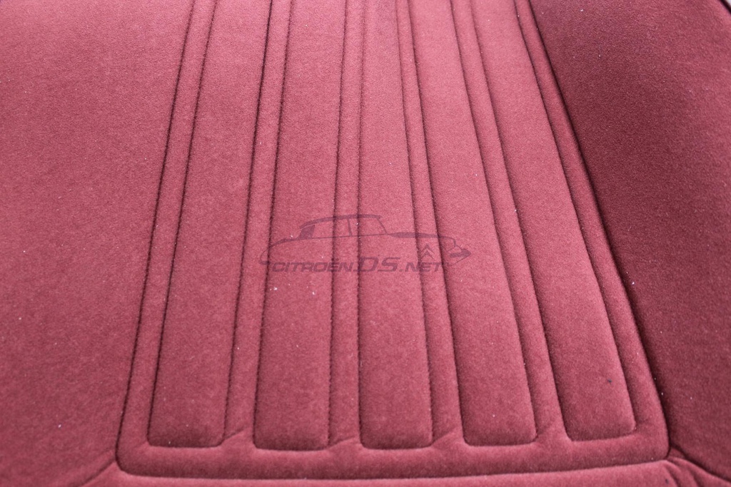 Seat covers ID-DS print pattern 'Cornaline red' 1969-1975, set front and rear