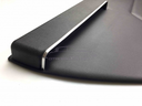 Door panels with black faux leather for screwed armrests, set of 4