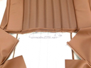 Front seat cover leatherette /Skai brown &quot;Targa Tobacco&quot;, for 1 seat