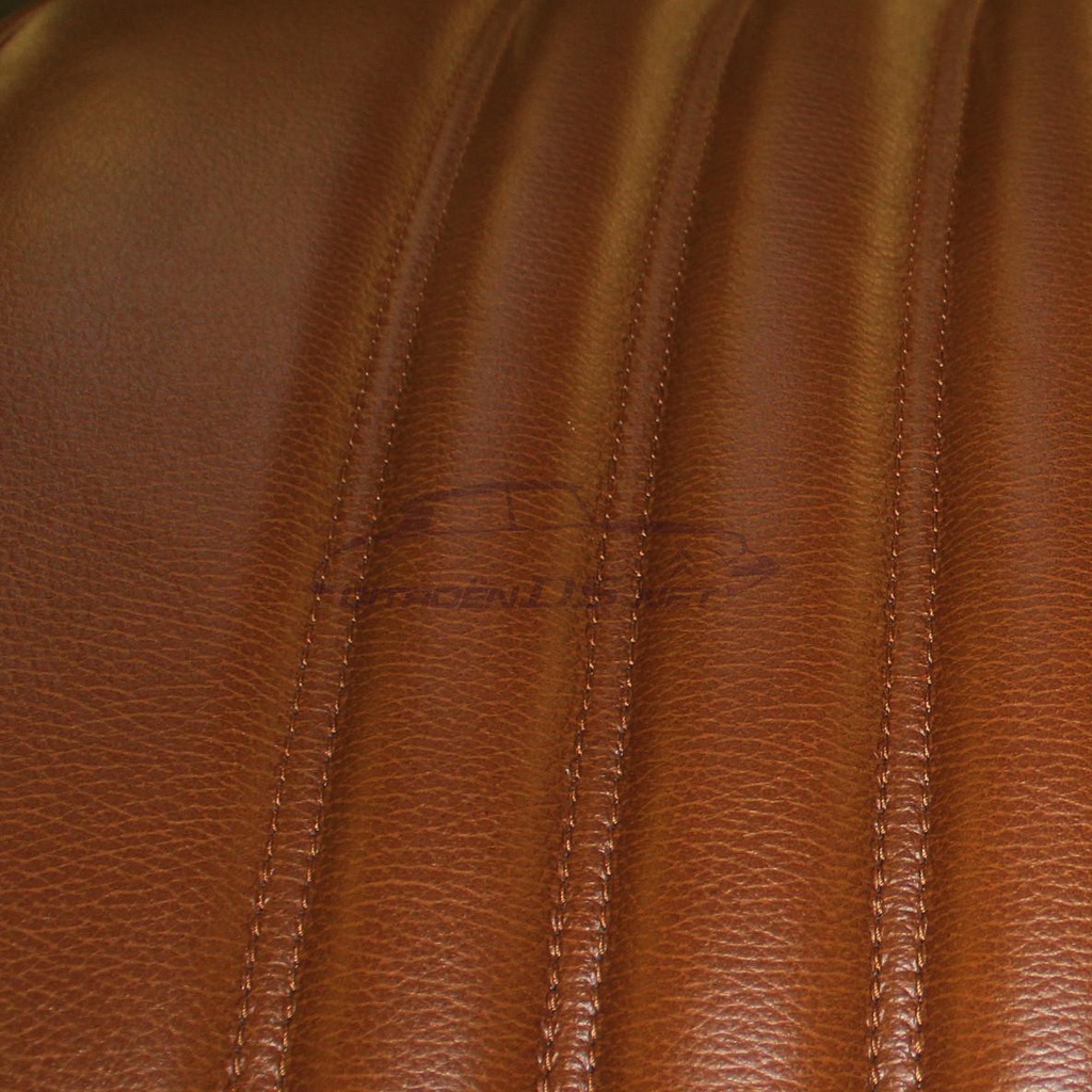 Front seat, light brown leather &quot;Fauve&quot;, replacement part.