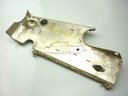 Heat plate Exhaust manifold bottom, &lt;-'64