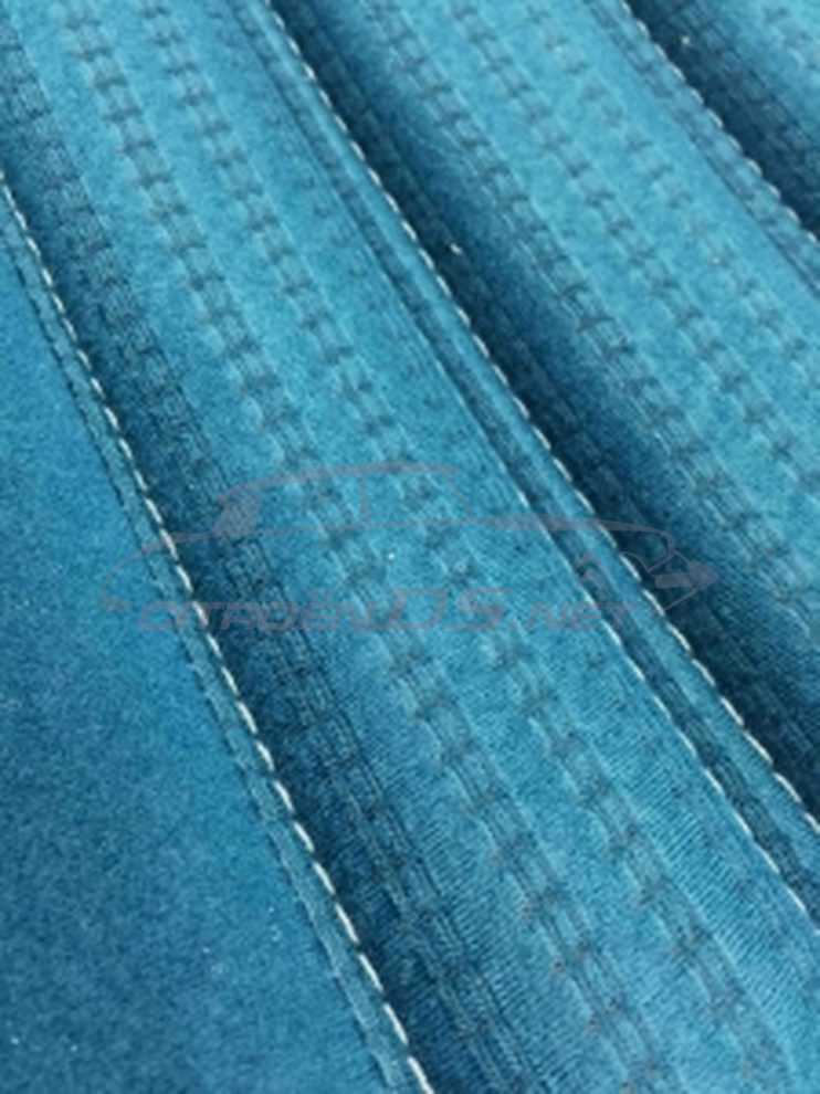 Pallas patterned seat covers, &quot;petrol blue&quot; (1973-1974), set for 1 car