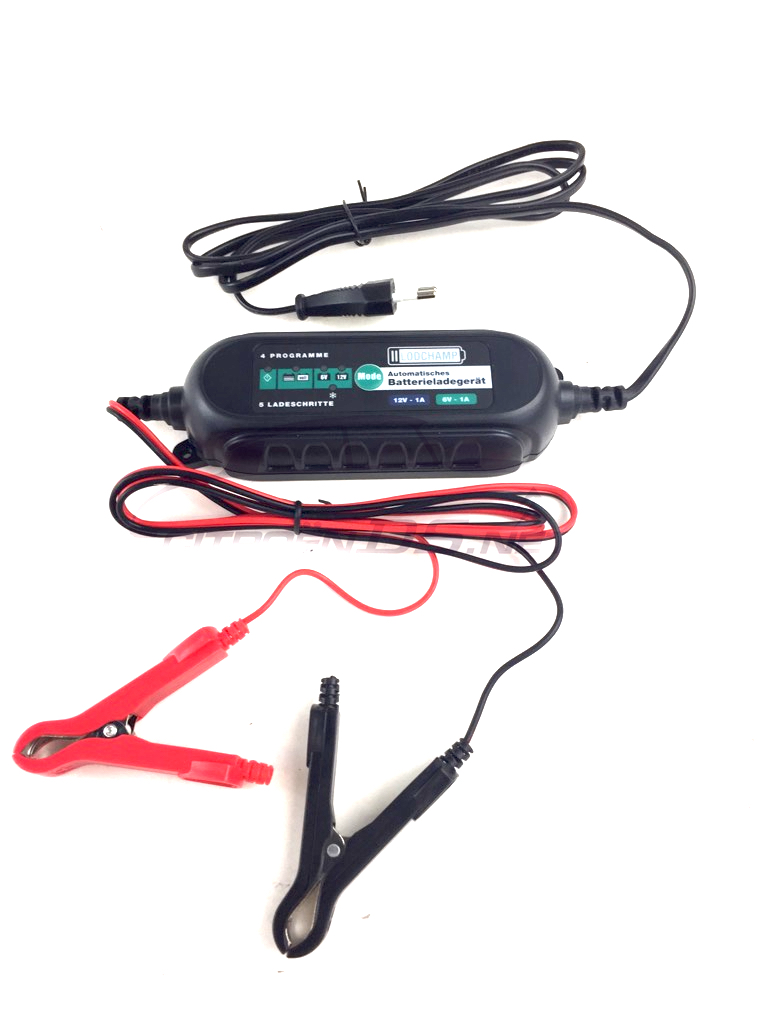 Chargeur de batterie, 12V / 6V