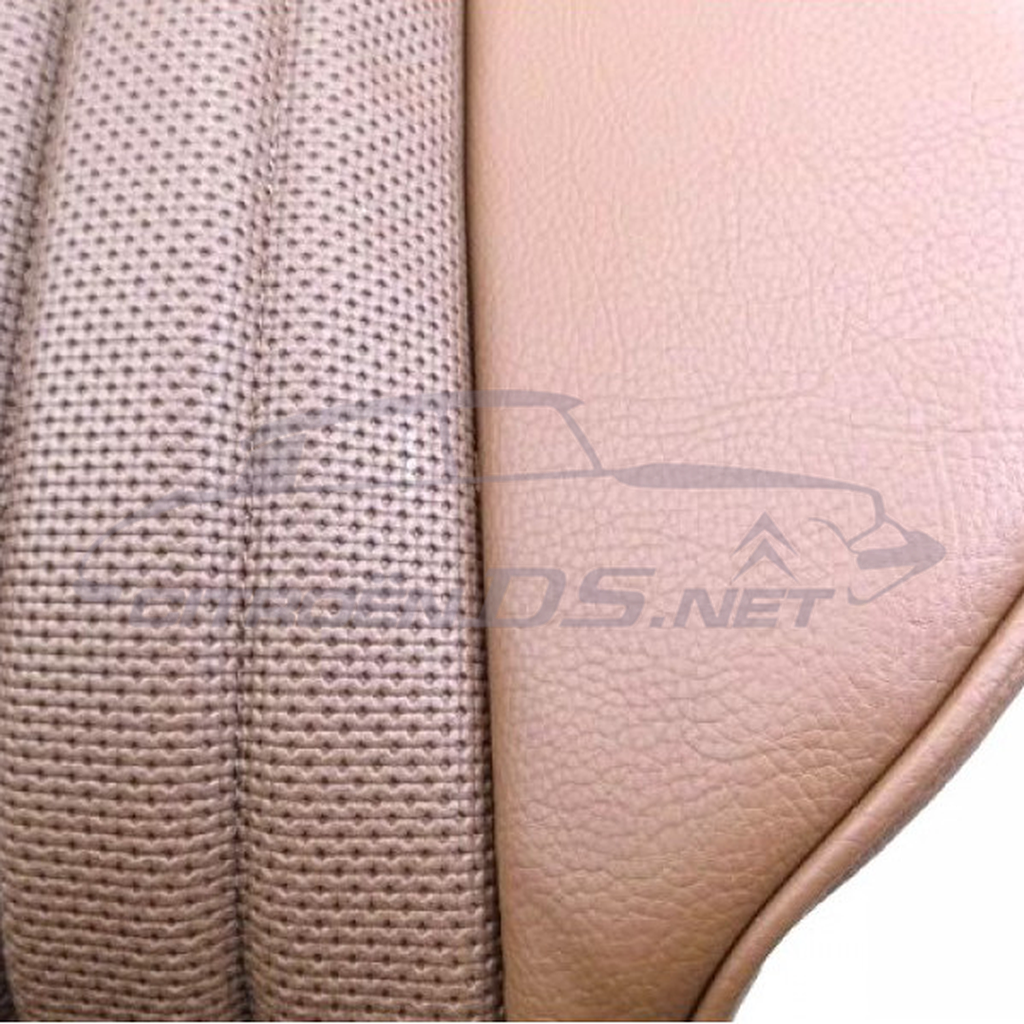 Front seat cover leatherette /Skai brown &quot;Targa Tobacco&quot;, for 1 seat