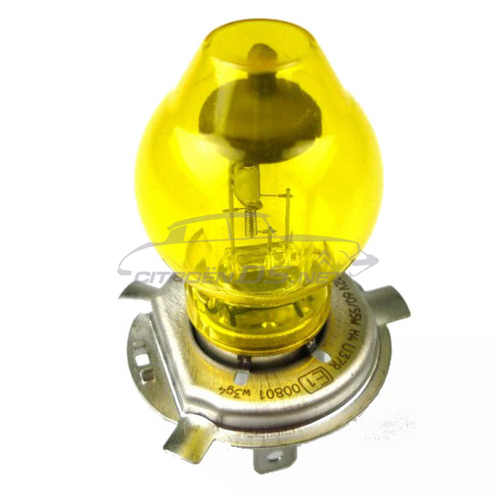 Lampadina 12V H4 60/55W, giallo francese