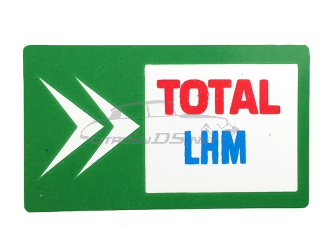 Autocollant vert &quot;TOTAL LHM&quot;