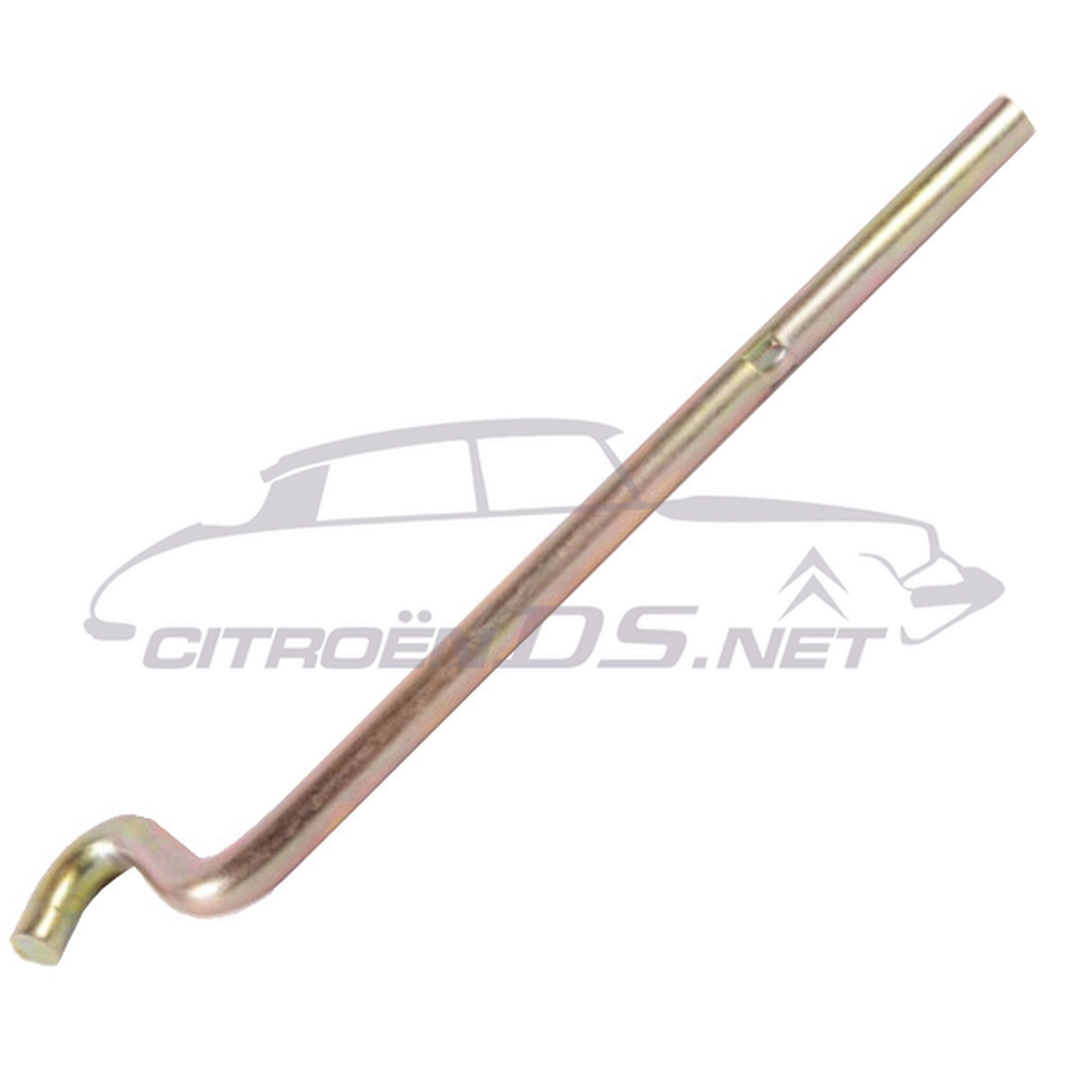 Hook for spring, headlight self levelling bar