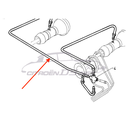 Hydraulikleitung zum Federzylinder hinten rechts