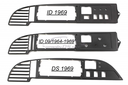 ID or DS, speedometer frame, 09/1964-1969, replacement