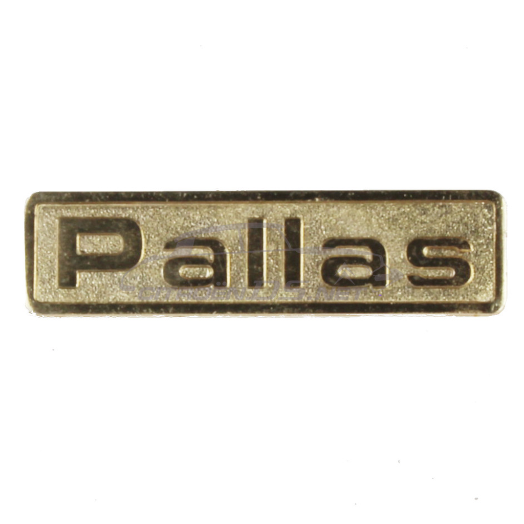 &quot;PALLAS&quot; emblem on rear quarter panel