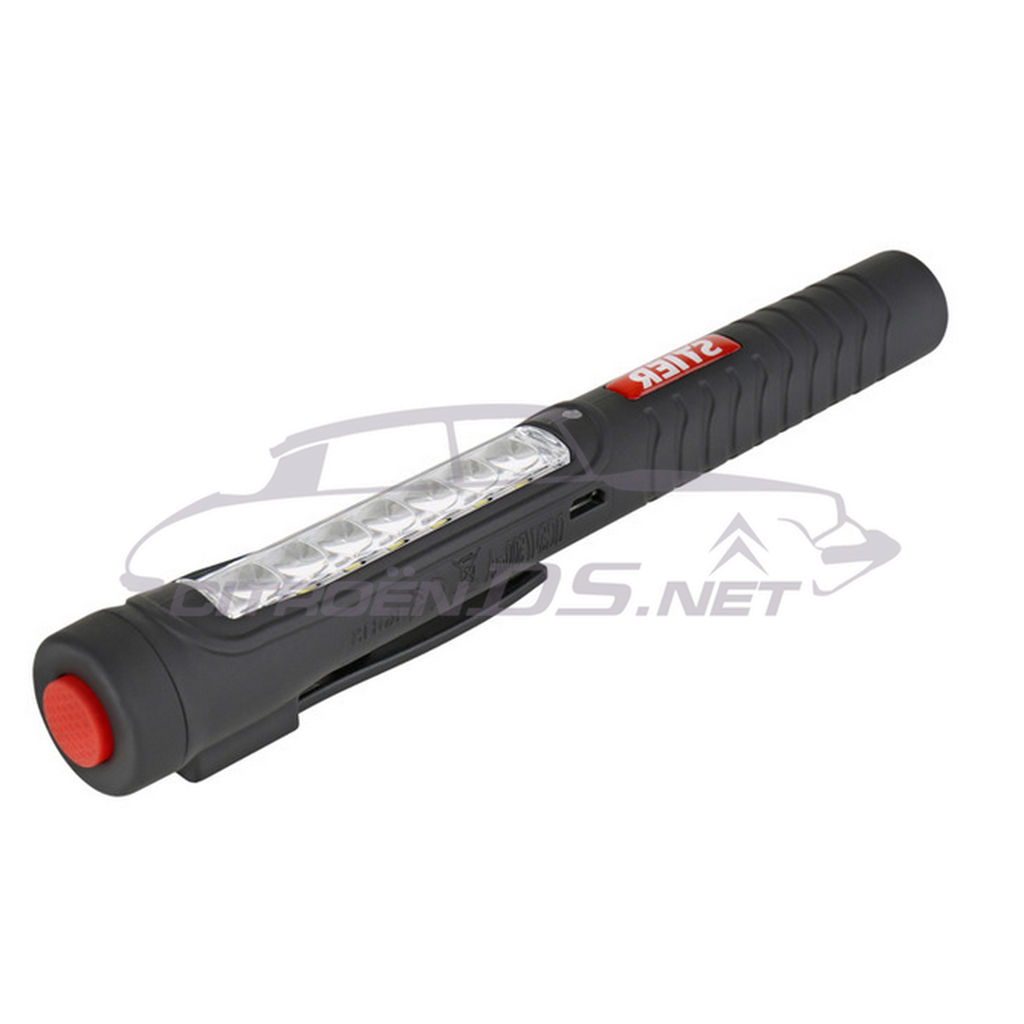 Rechargeable LED flashlight pocket pen style