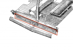 [512134] Reinforcement plate, sill, Break/Cabriolet, left side