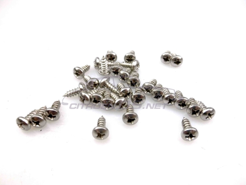 Set of door screws, stainless, Pallas, inside