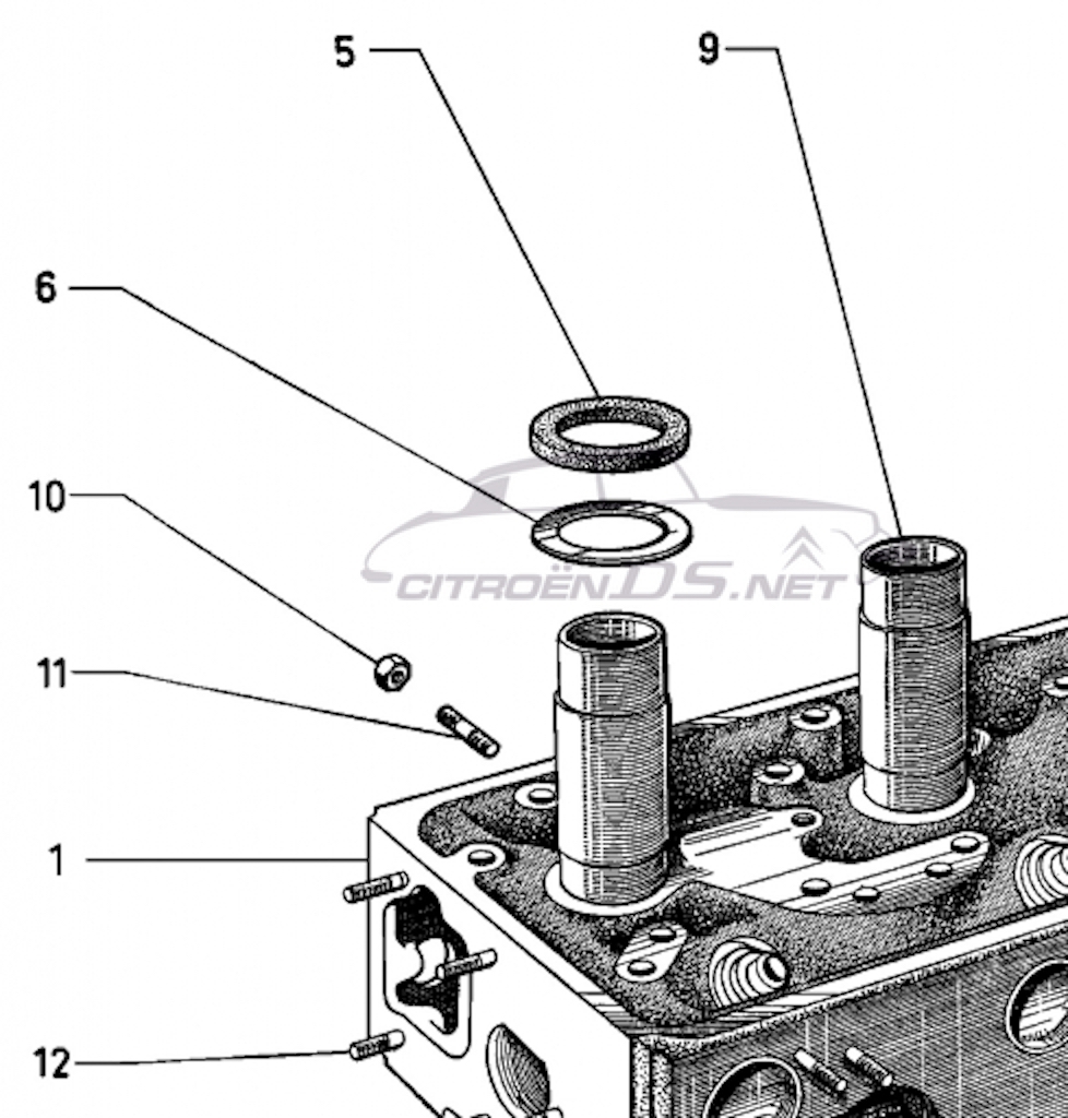 Spark plug tube seal washer (available 0.5mm and 1.0mm).