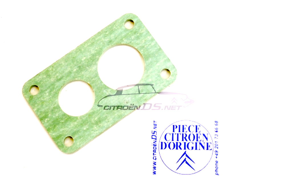 Twin choke carburetor to inlet manifold spacer/gasket