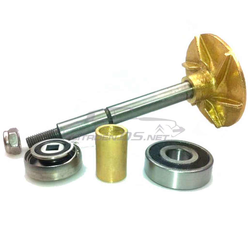 Water pump repair kit with turbine, 3 bearing model