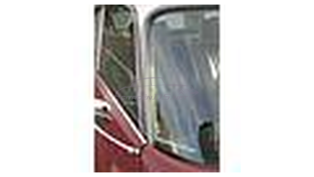 Wind deflector, clear acrylic, pair