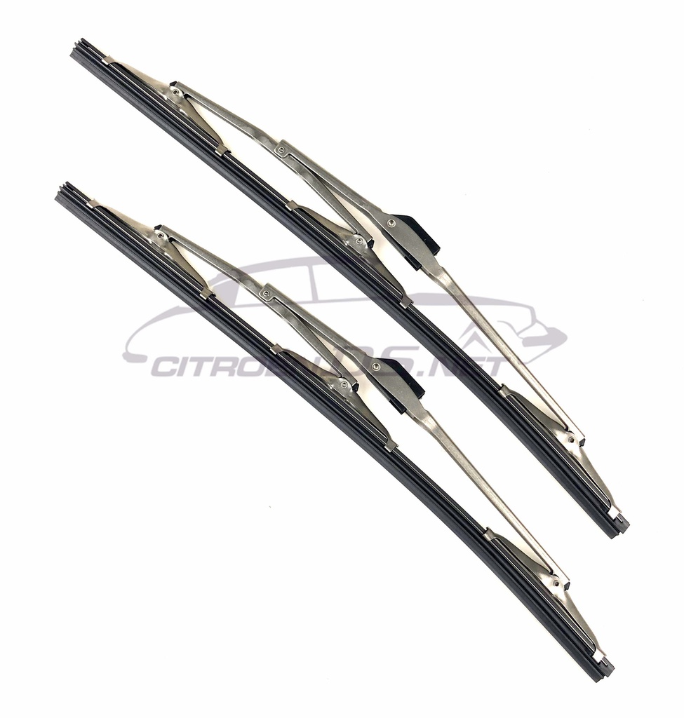 Wiper blades stainless 1969-1975, pair