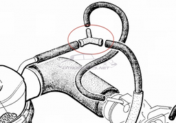 [205475] 3 way 'Y' piece, plastic connector