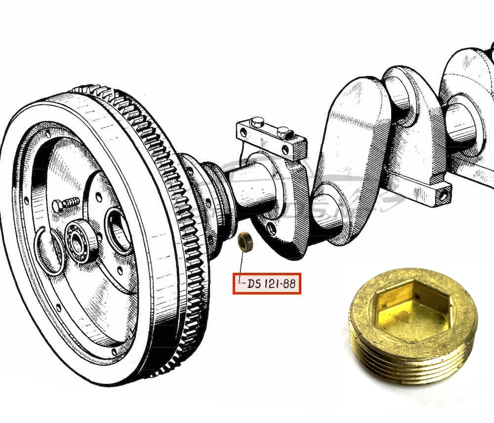 Plug for crank pin oil ducts ID/DS &lt;-1965 / HY