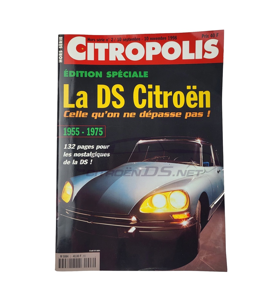 Rivista Citropolis- Édition Spéciale &quot;La DS Citroën&quot; nr 2/10 sett-10 nov 1998, edizione francese