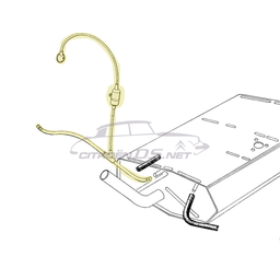 [205298] Fuel breather pipes, Rilsan, lower part