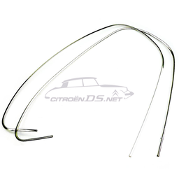 [616130] Headlight surround trim, stainless, pair