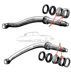 [410010] Bearings and cage, upper and lower and rear suspension arm, n.o.s.