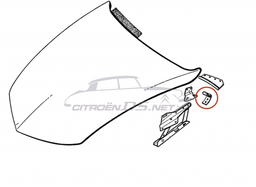 [513495] Bonnet hinge stop