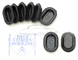 [514560] Oval rubber bung, doors, set of 8 pcs