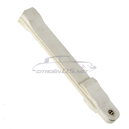 [615236] Guide plastique blanc fenêtre latérale 4mm AVG- ARD