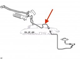 [309035] Power steering hydraulic pipe ID/DSuper 1966-1975