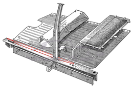 [512136] Reinforcement plate on inner sill, left side