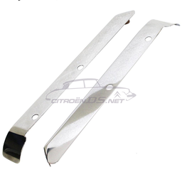 [CAB0155] Chromed seat rail trims, a pair