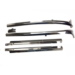 [CAB6120] Windscreen surround trim, chrome, 5 pcs., Cabriolet