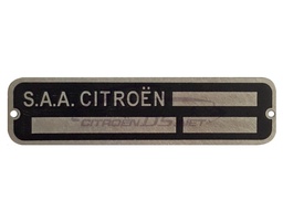 [815627] Plaquette moteur noir