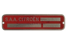 [815628] Plaquette moteur rouge