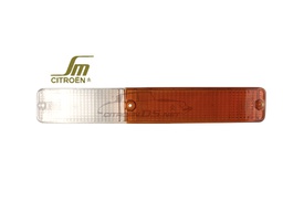 [S61621] Front indicator glass left/right, orange/white, SM