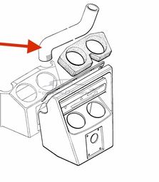 [205844] Condotto di ventilazione Ø55mm per il condizionatore d'aria