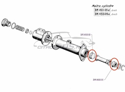 [411405] Kit de joints maître cylindre, ID 1957-1960