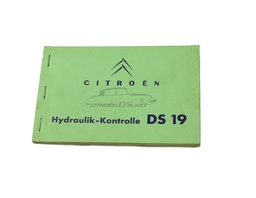 [918287] Comando idraulico Citroen DS19, 01/1959, ORIGINALE 