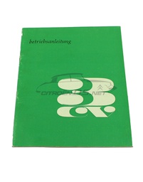 [918298] Operating instructions  Citroen 3CV, ORIGINAL, 09/66, the German edition