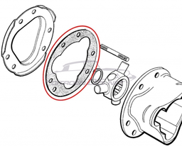 [410304] Drive shaft tri-ax housing gasket