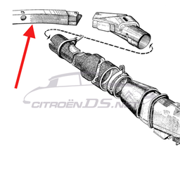 [513040] Air intake on front bumper 1968-1975, centre part