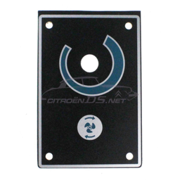 [205836] Plaque insert sur console centrale de climatisation